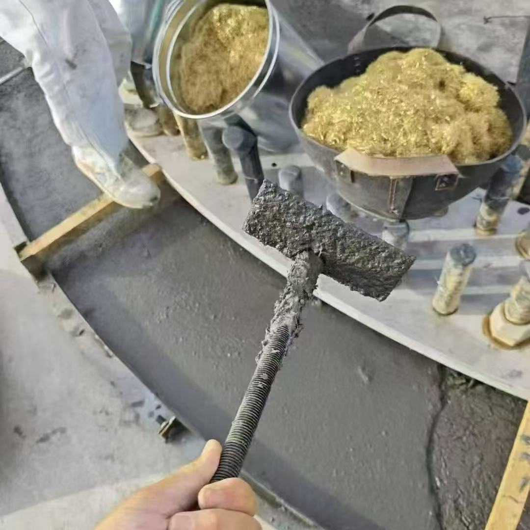 柘荣C120钢纤维高强无收灌浆料 轧机压缩机汽轮机发电机锻压设备底座灌浆材料